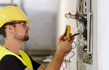 Certified electrician repairing switches, breakers, and wiring.