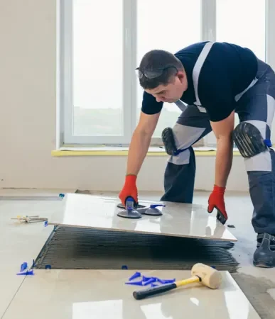 Affordable flooring installation for residential spaces.