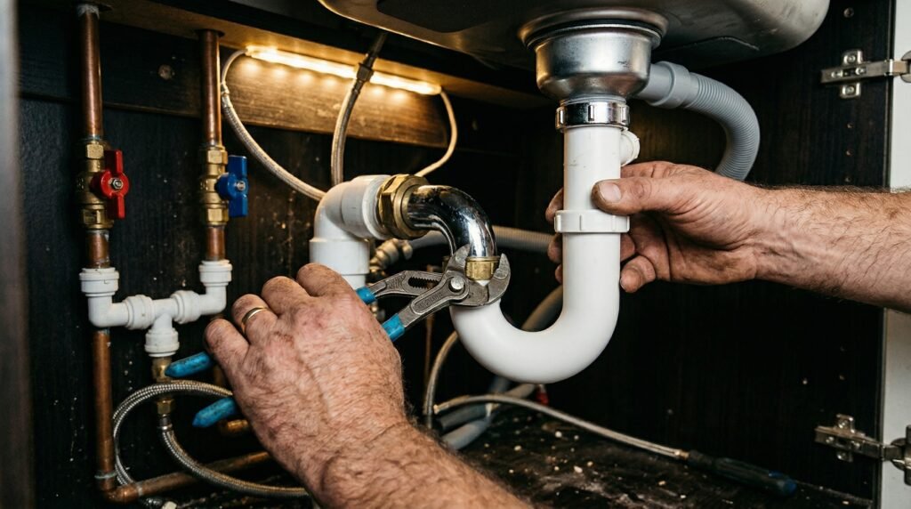 Professional kitchen plumbing service