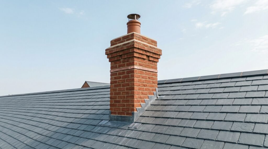 Weather-resistant sloped roof