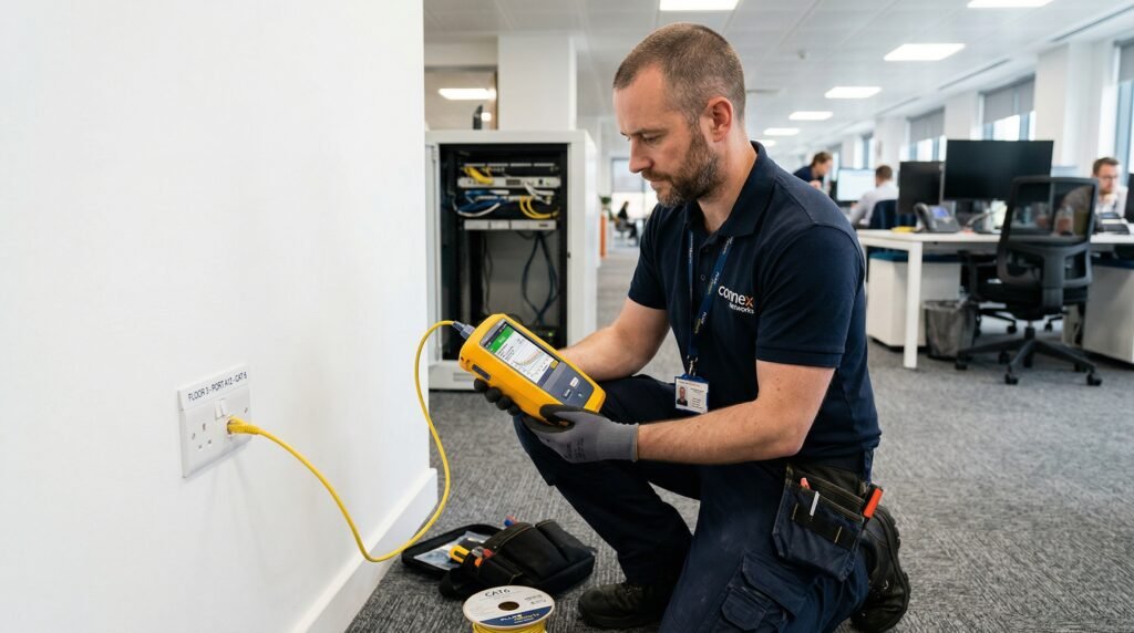 Data cabling installation