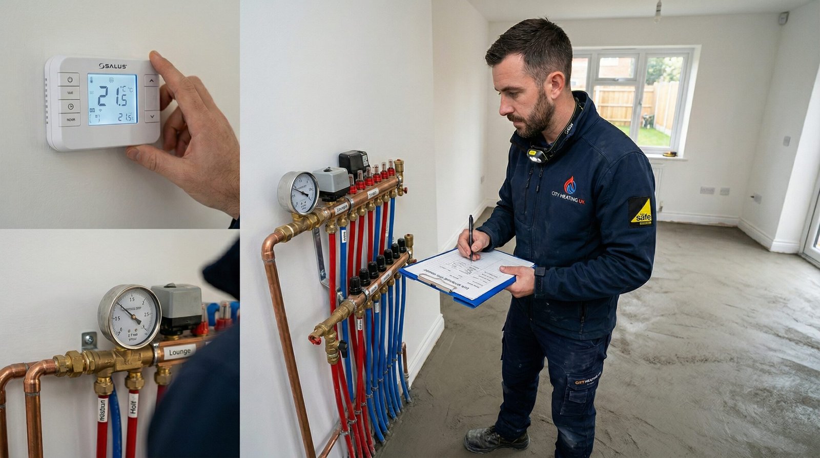 Professional underfloor heating repair