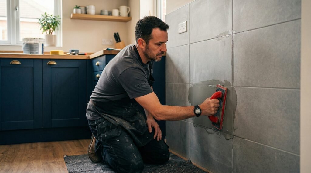Professional kitchen tiling service