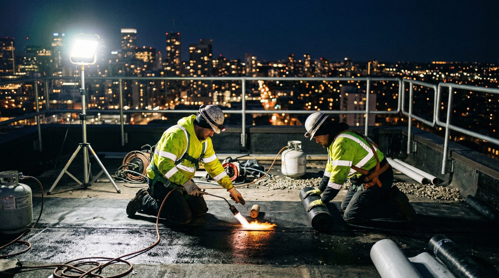Fast roof leak repair