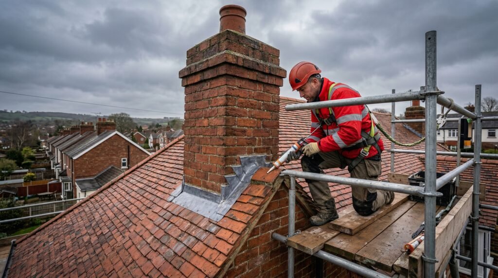 Broken roof tiles repair by experts