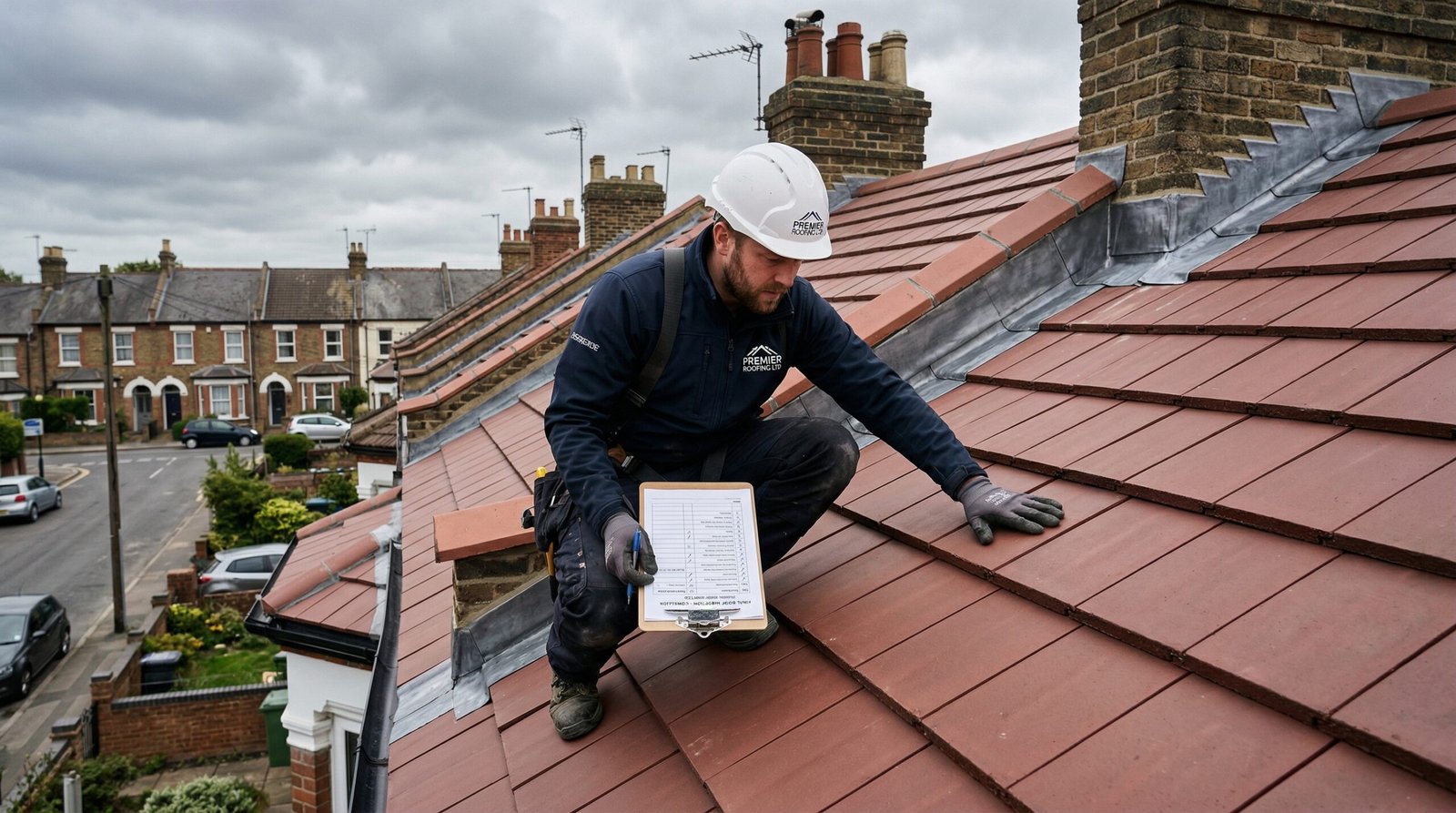Concrete tile roof repair and maintenance
