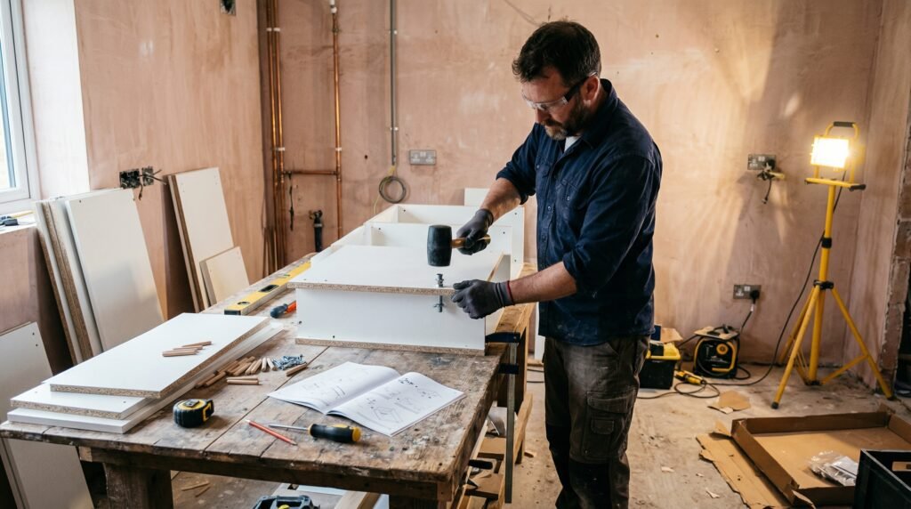 Expert fitted kitchen units service