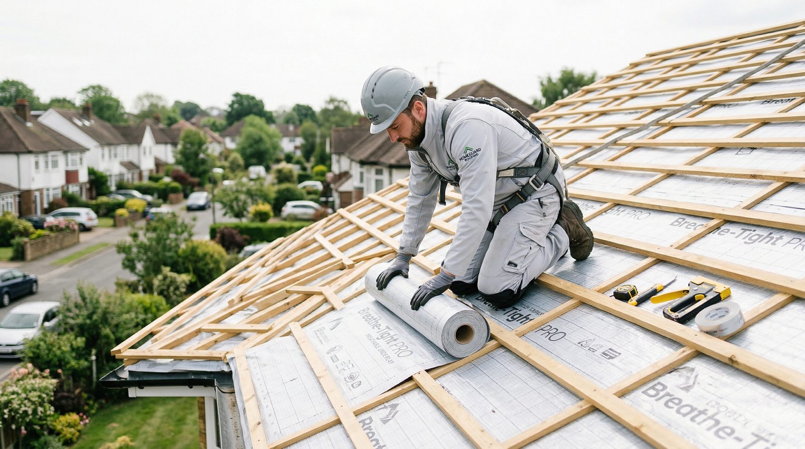 Traditional pitched roof design