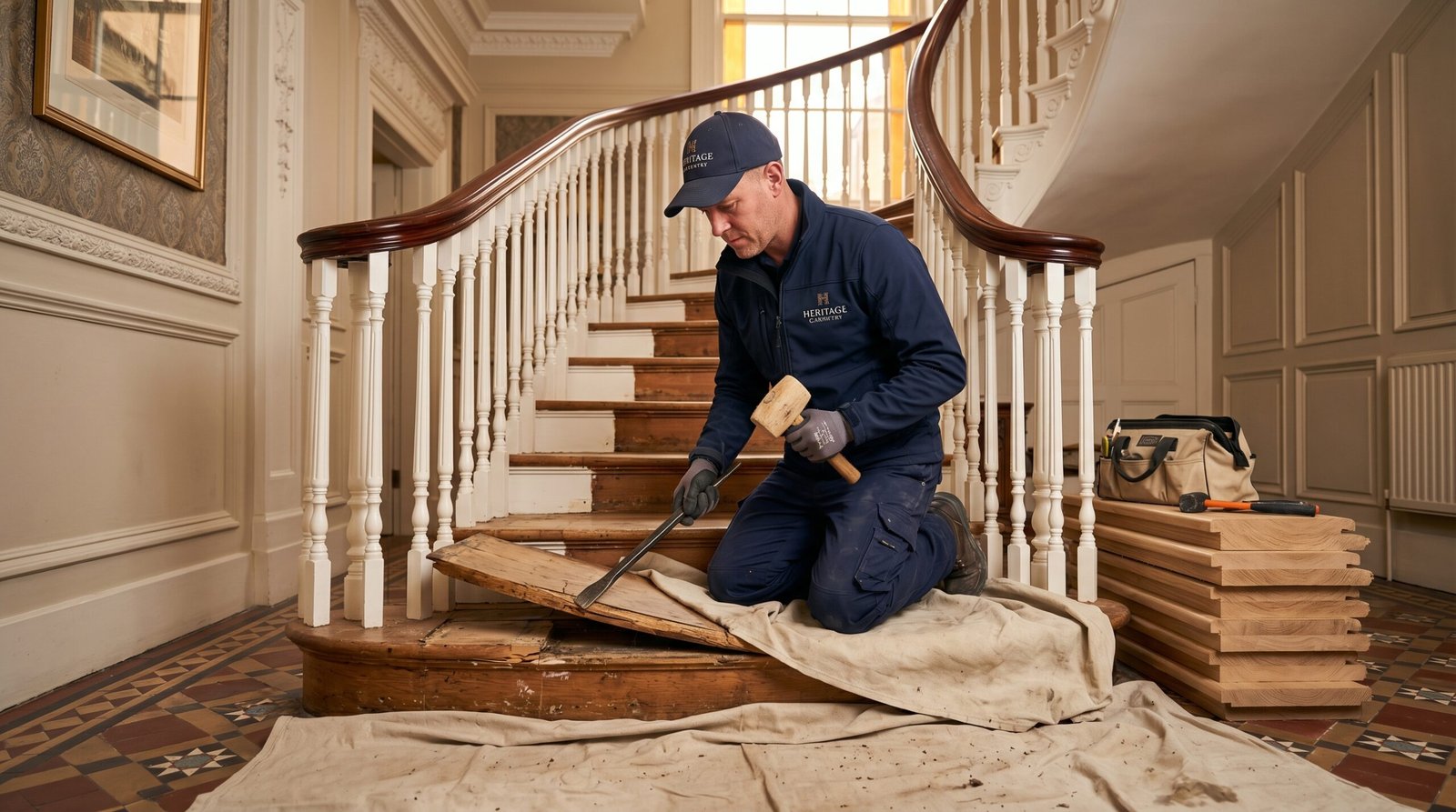 Custom staircase design and installation