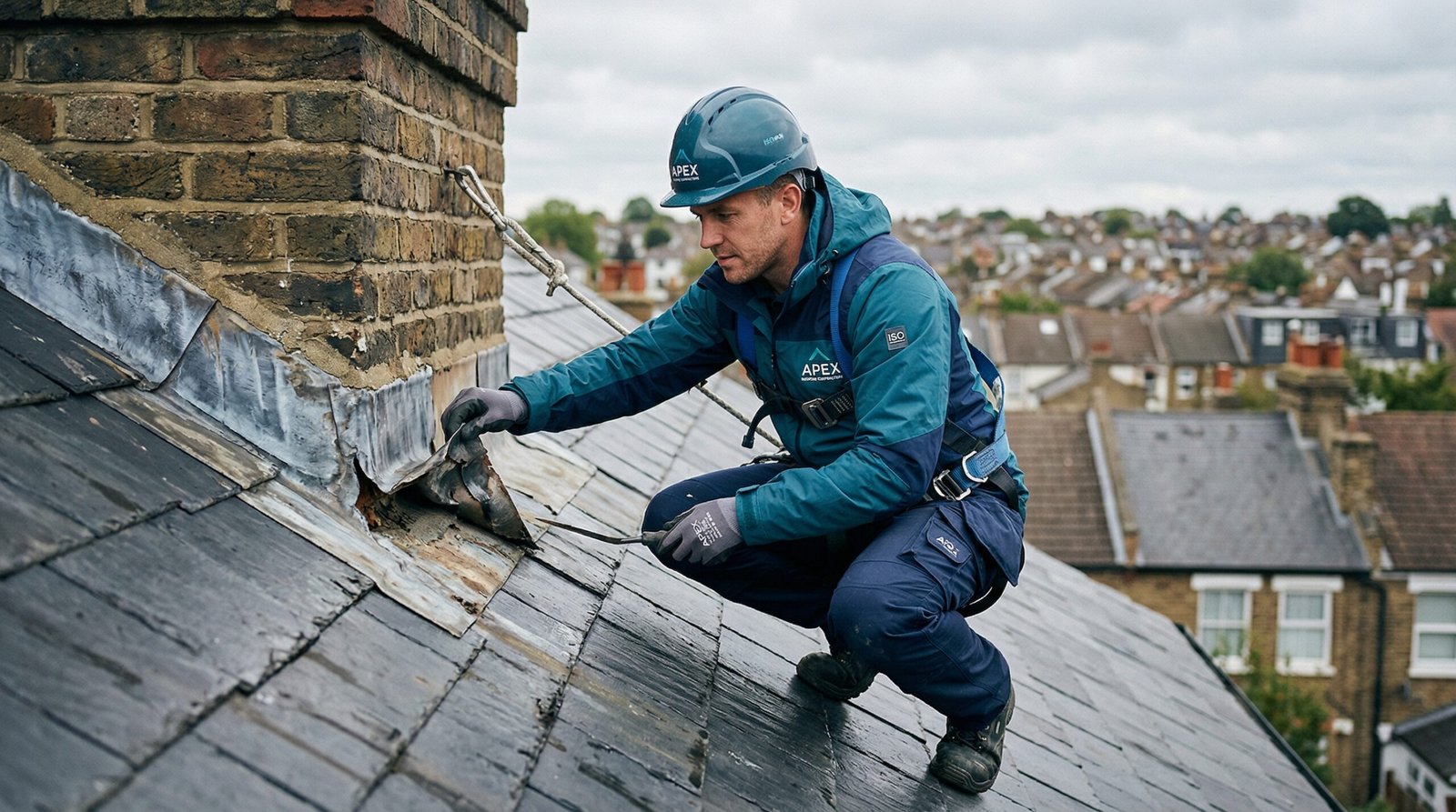 Urgent storm-damaged roof fix