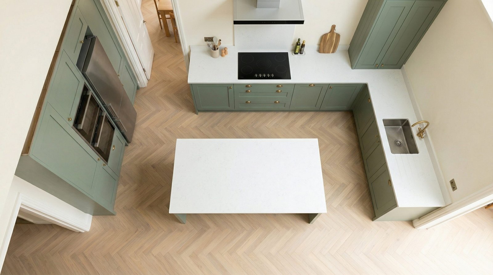 Modern kitchen units fitting and design