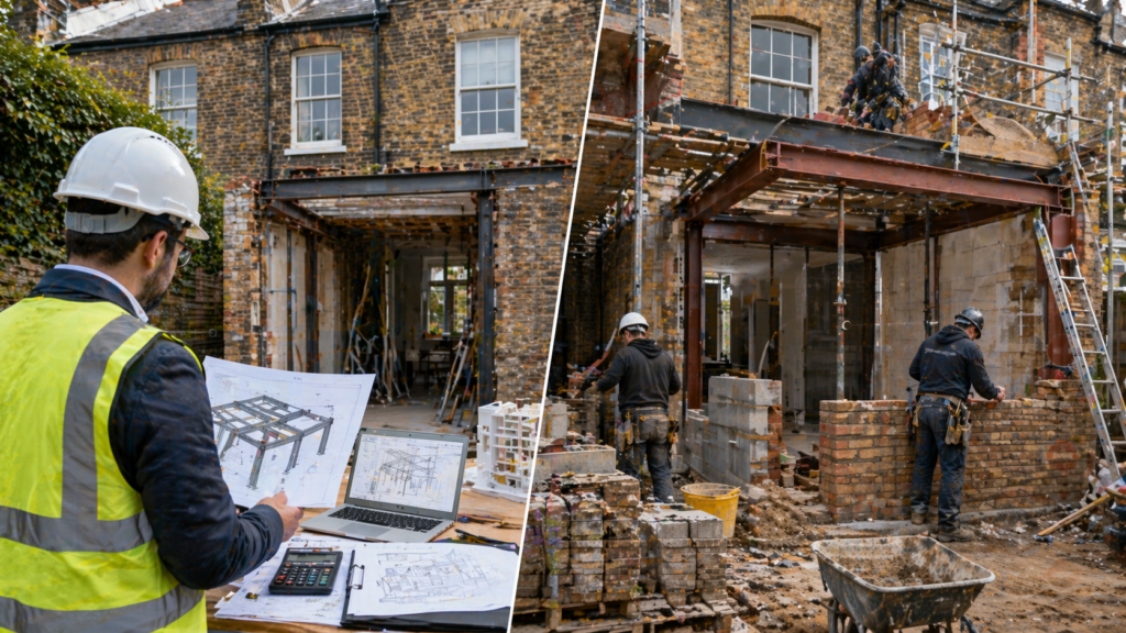 Structural Engineer vs Builder: Who Do You Need for a House Extension in Hackney?
