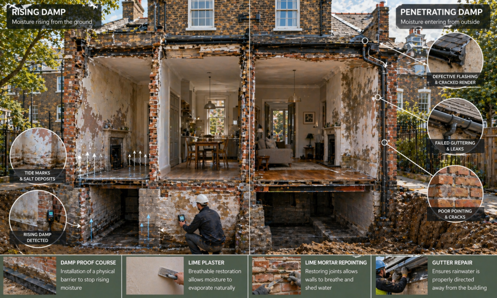 Rising Damp and Penetrating Damp