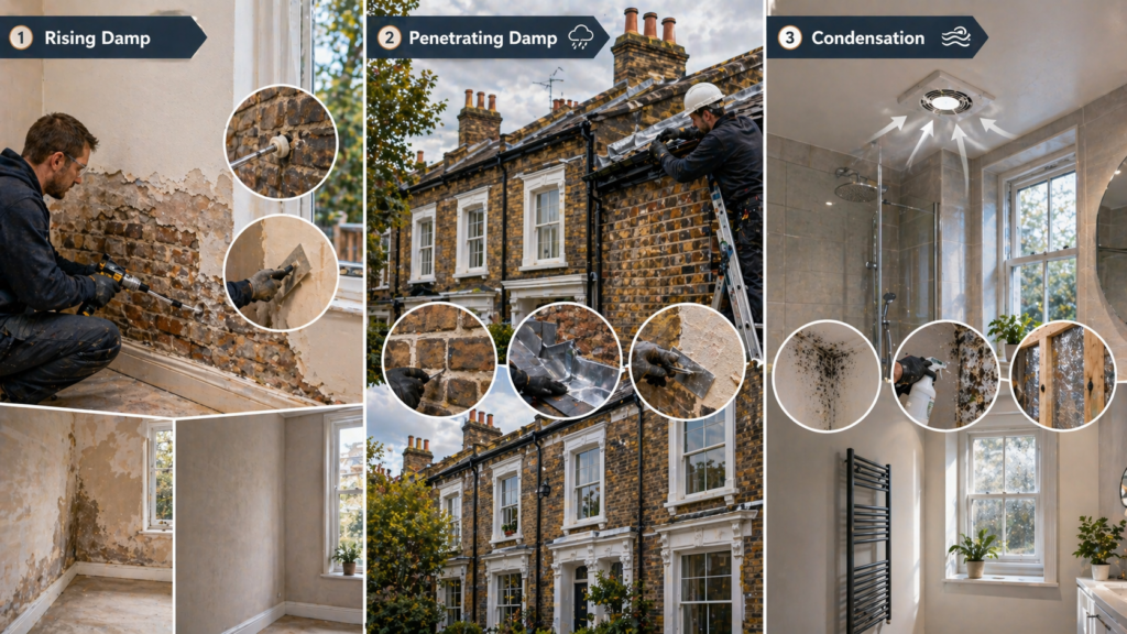 Damp Proofing Solutions: What Each Type Requires