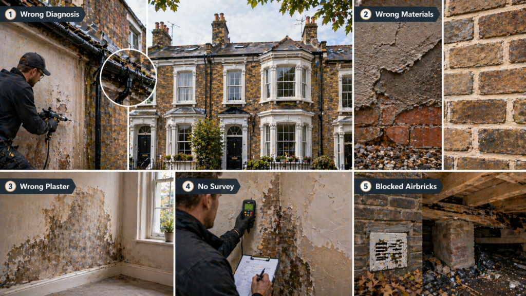 The Most Common Damp Proofing Mistakes in Islington