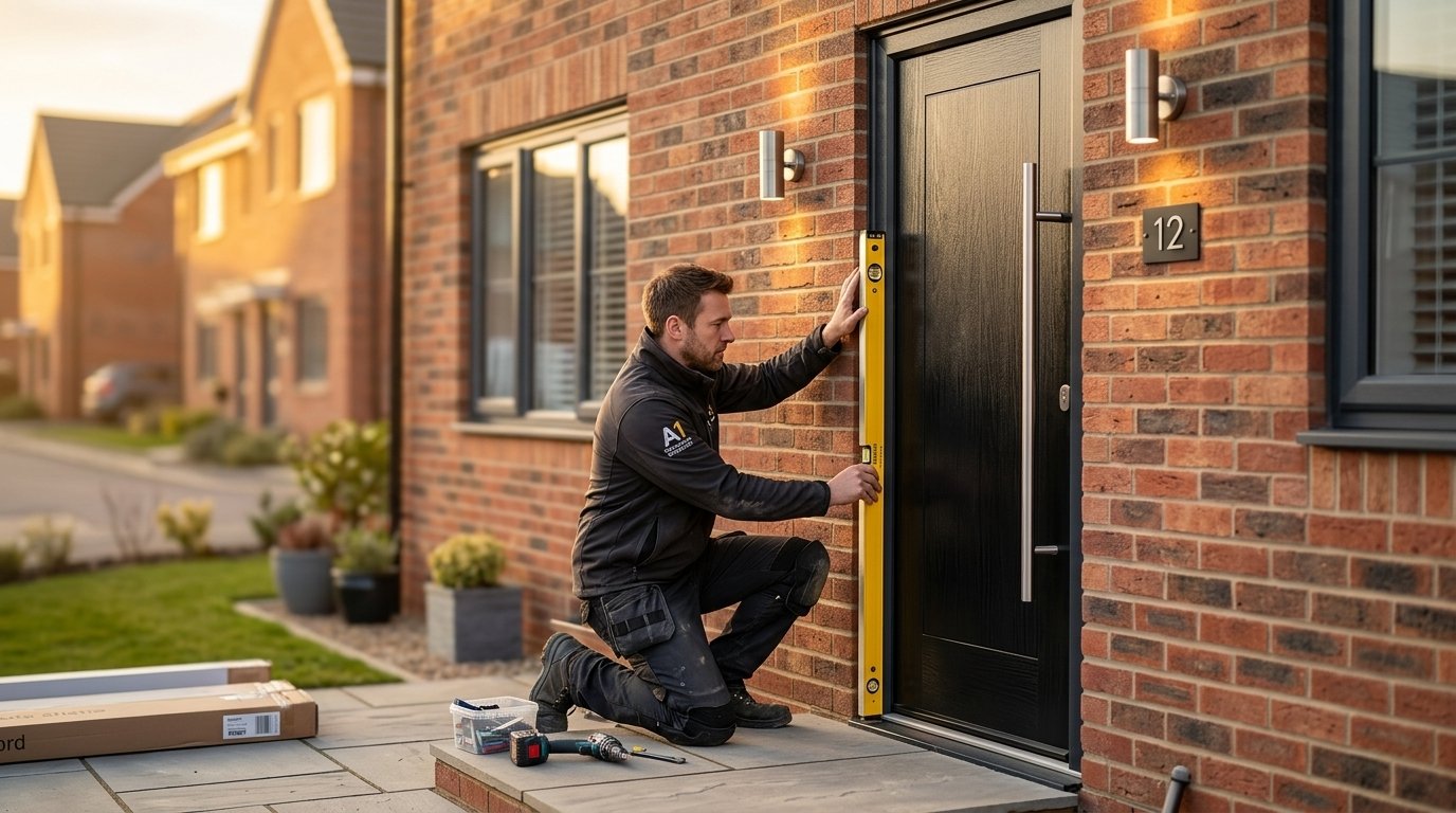 Interior door installation
