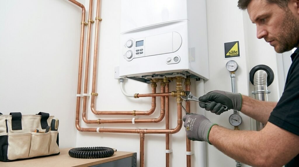 Professional gas line installation