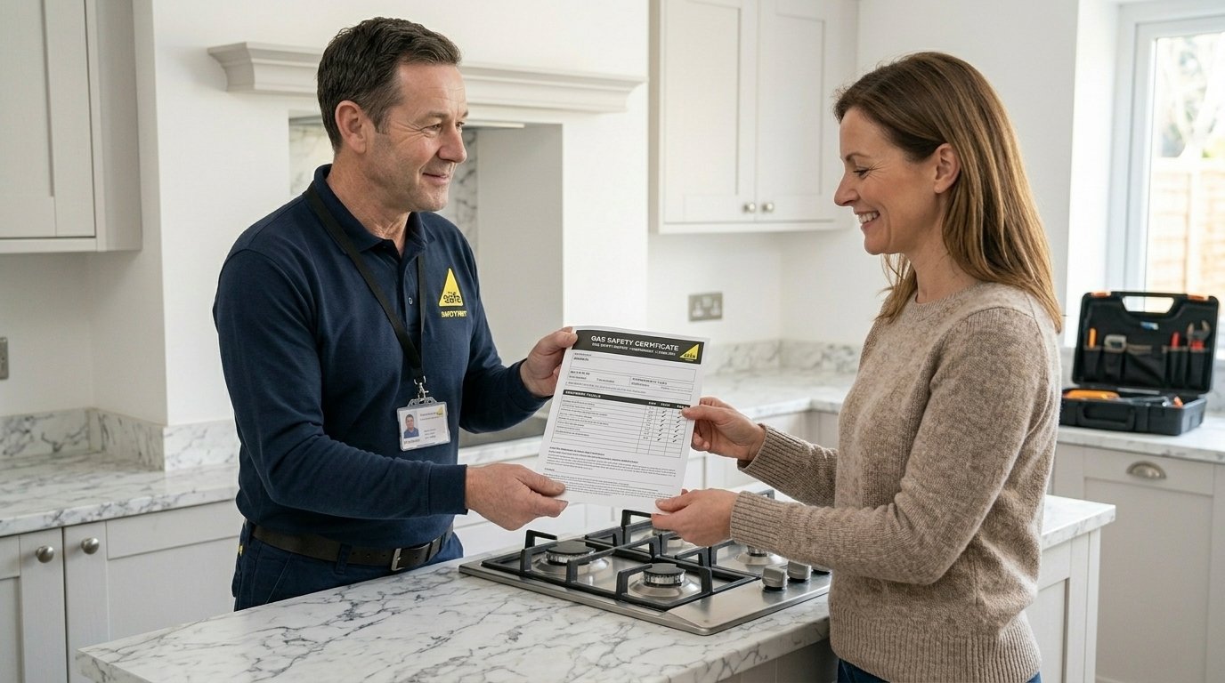 Certified gas hob installation