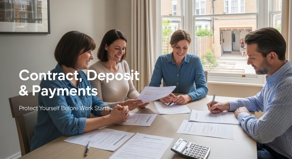 The Contract, Deposit, and Payment Schedule