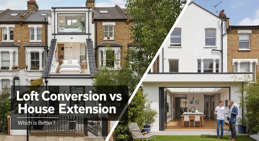 Loft Conversion vs House Extension in Islington: Which Is Better?