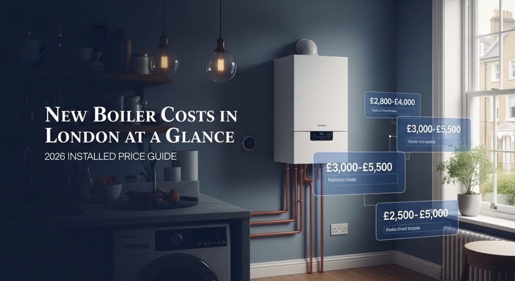 New Boiler Costs in London at a Glance