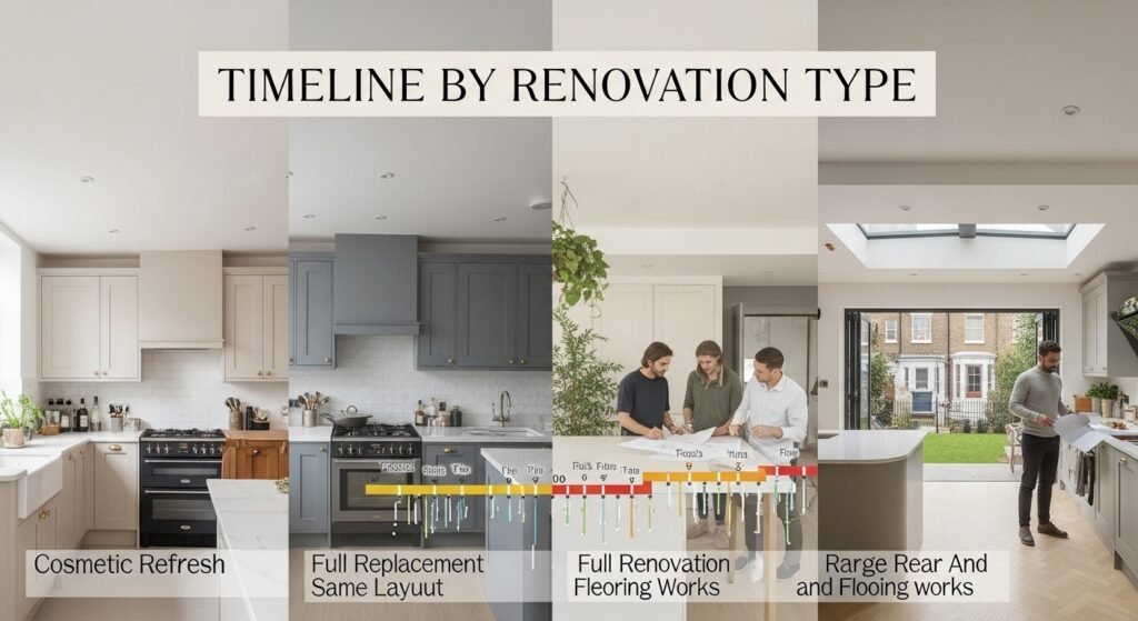 Timeline by Renovation Type