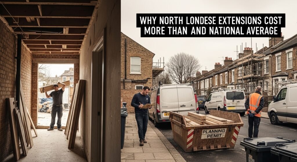 Why North London Extensions Cost More Than the National Average