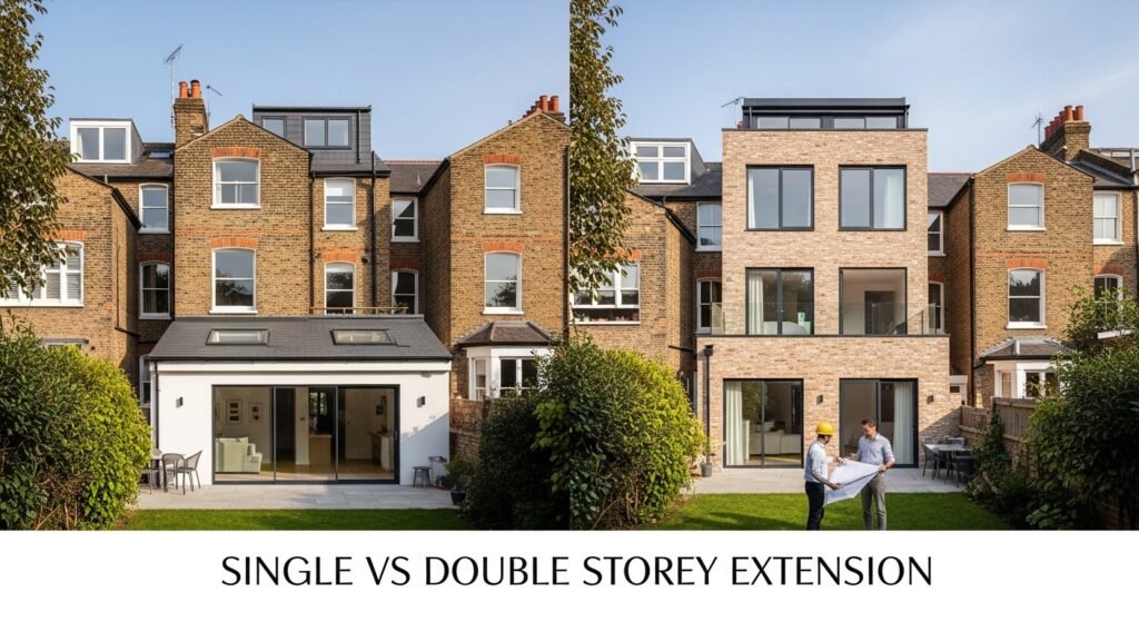 Single vs Double Storey Extension in Islington: Which Adds More Value?