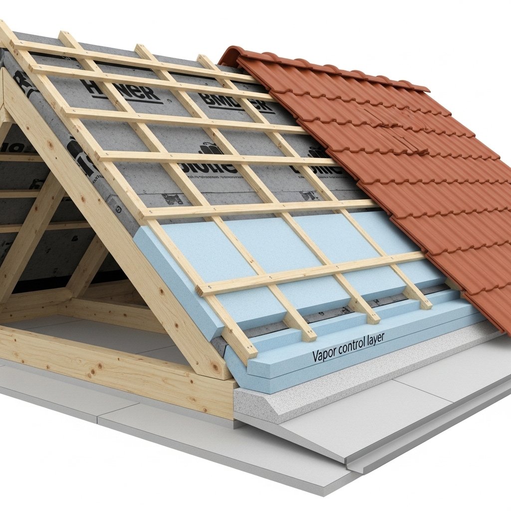 pitched roof