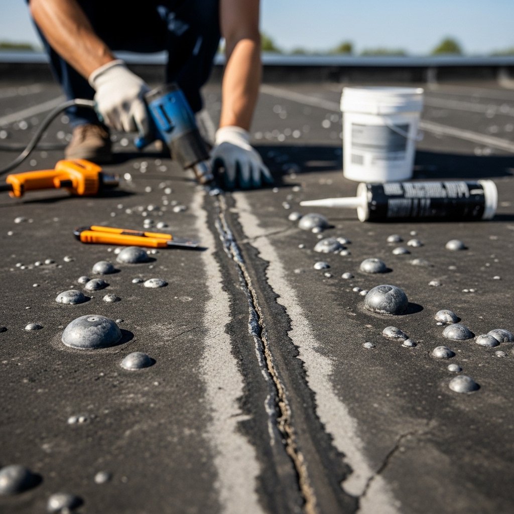 roof Blister and Crack Repair
