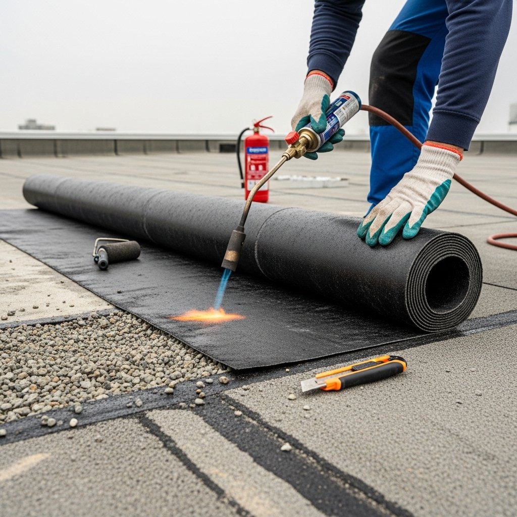 flat roof repairing