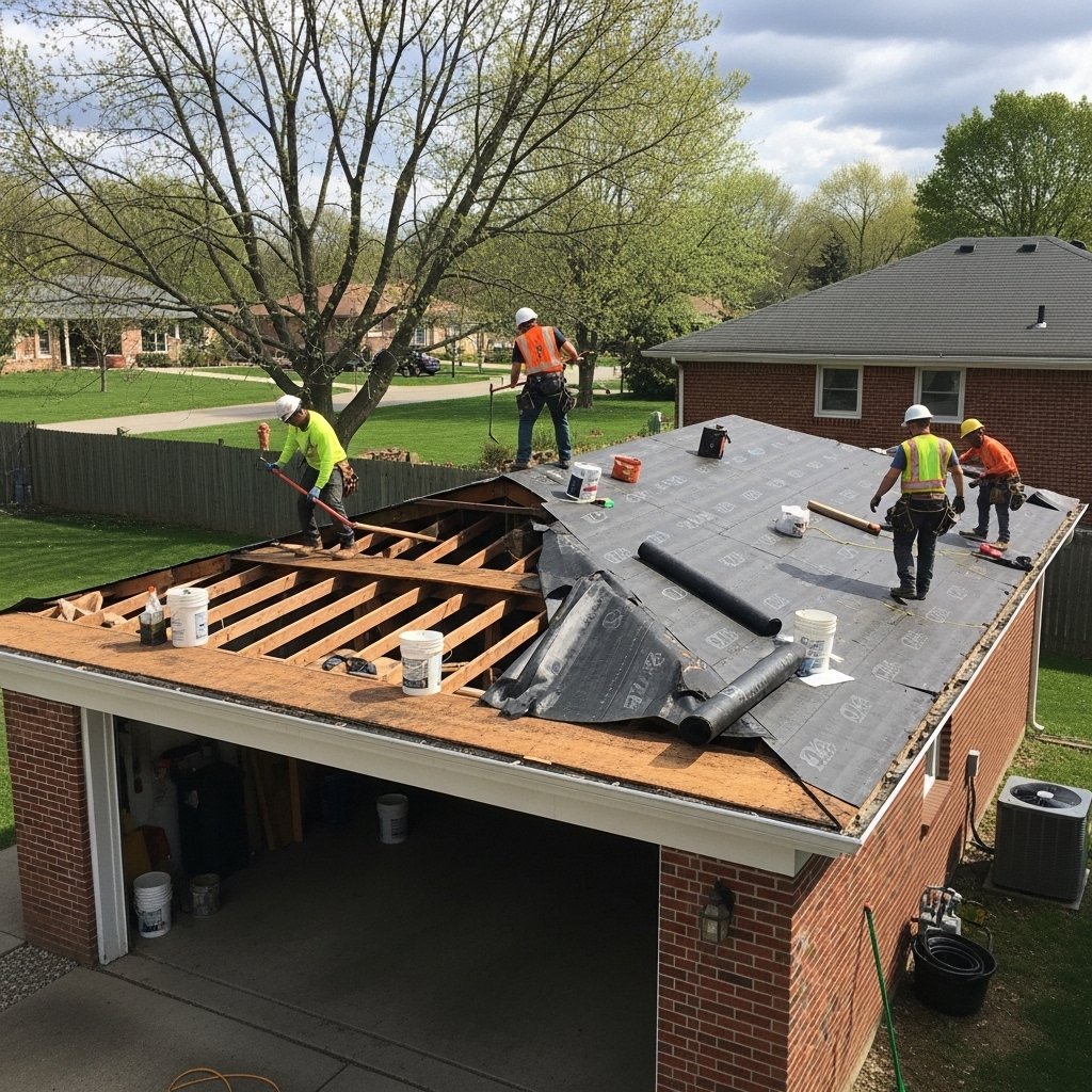 Garage Flat Roof Replacement