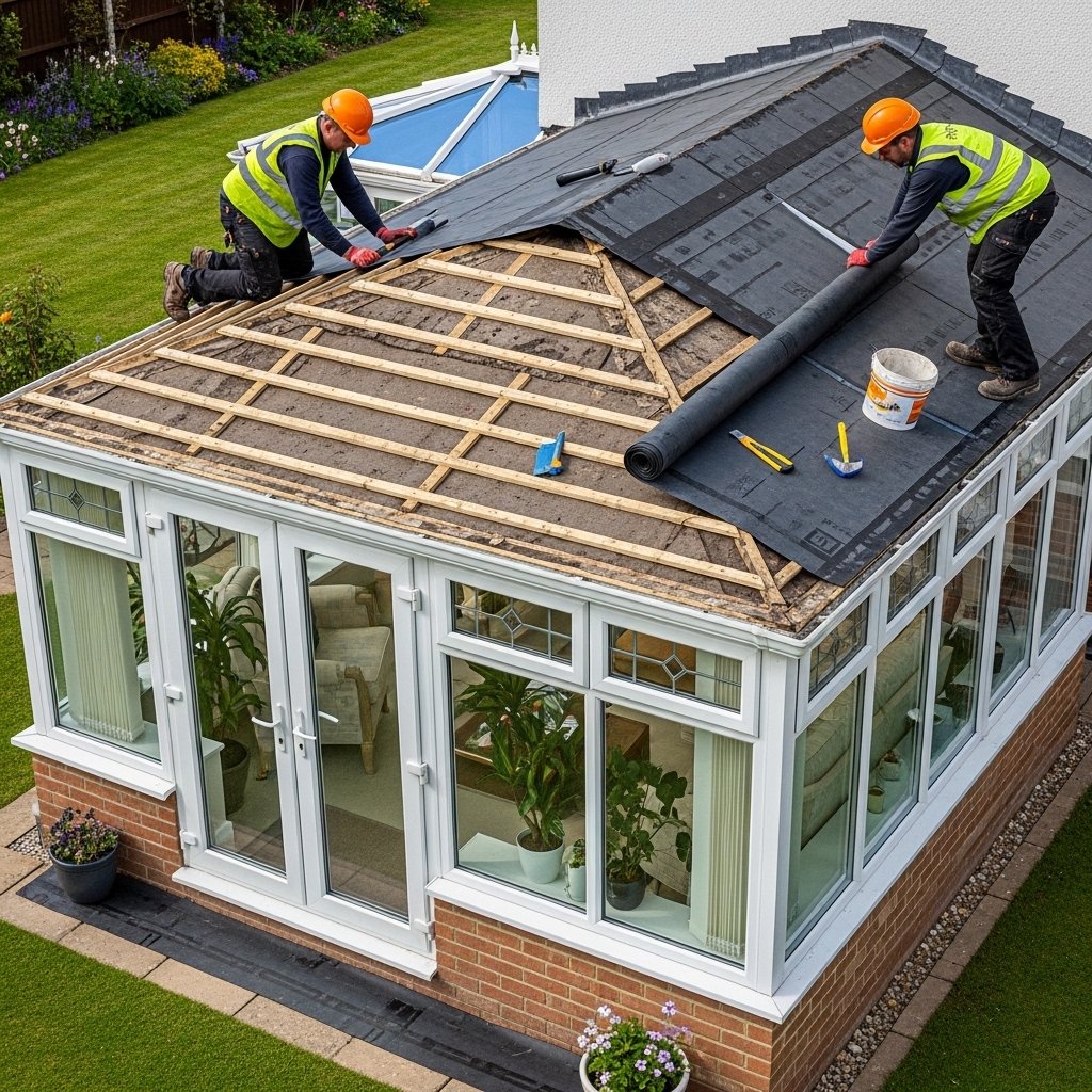 Conservatory Flat Roof Replacement