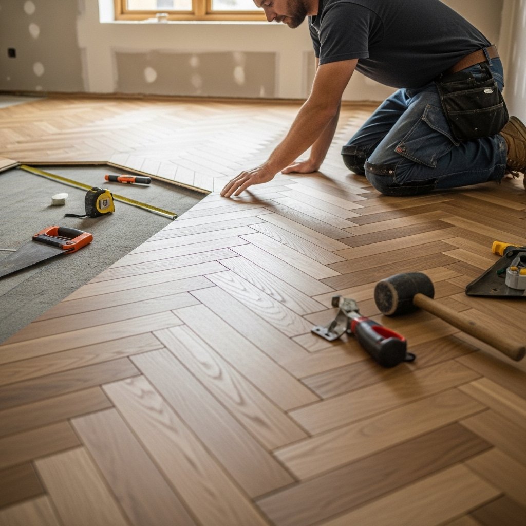 Herringbone Flooring