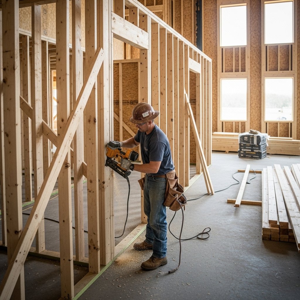 Where We Build Stud Partition Walls