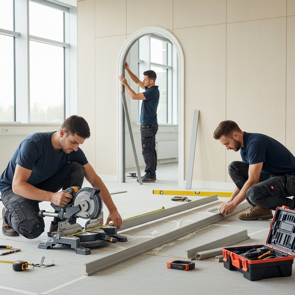 Commercial Skirting and Architrave Fitting