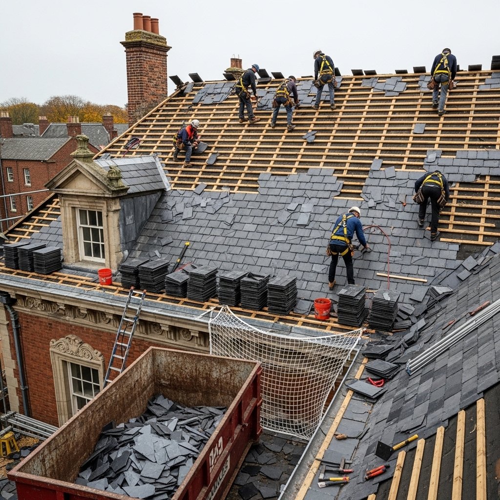 Slate Roof Replacement