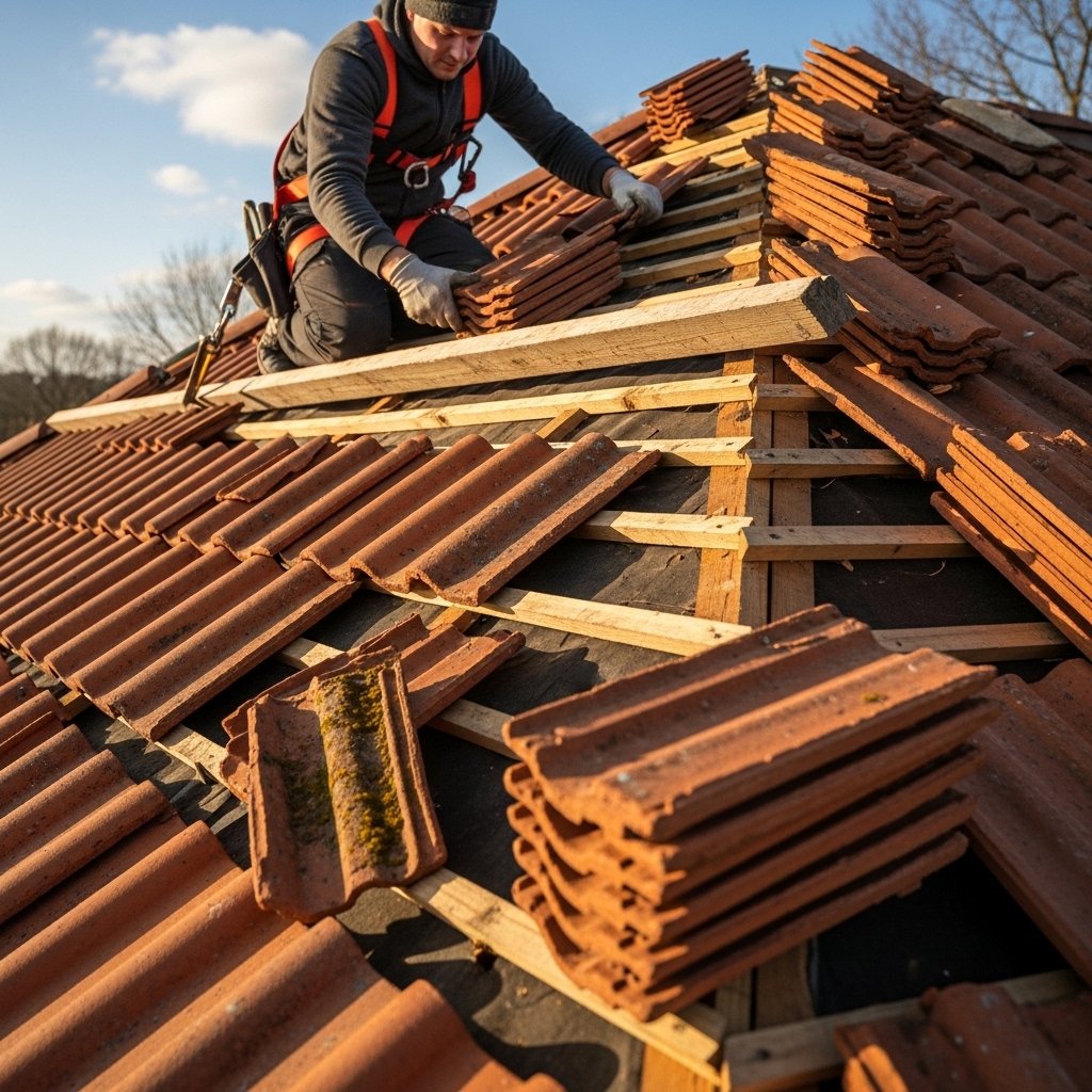 Tile Roof Replacement