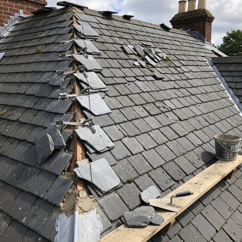 Slate Ridge and Verge Repairs