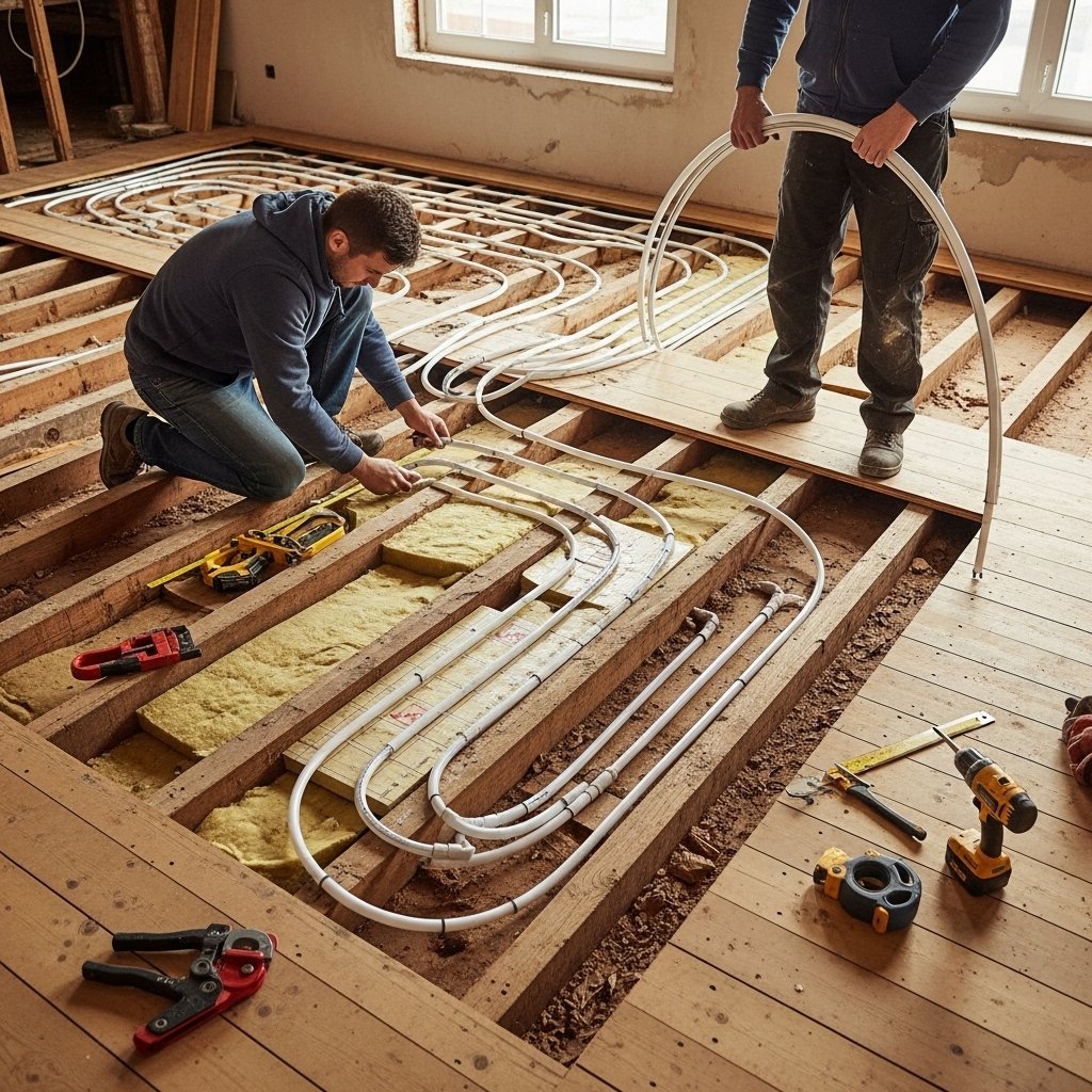 Retrofit Underfloor Heating Installation