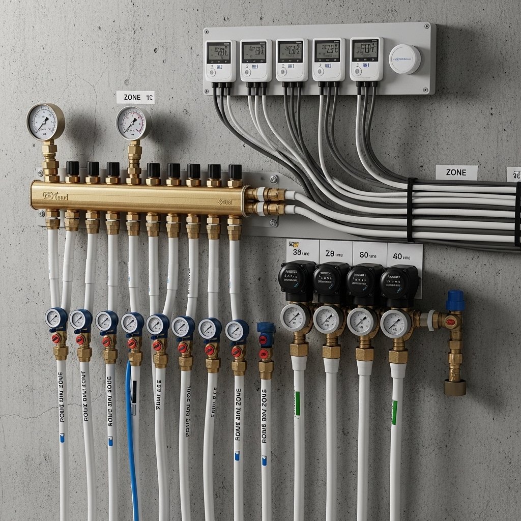 Underfloor Heating Manifold and Zone Control Installation