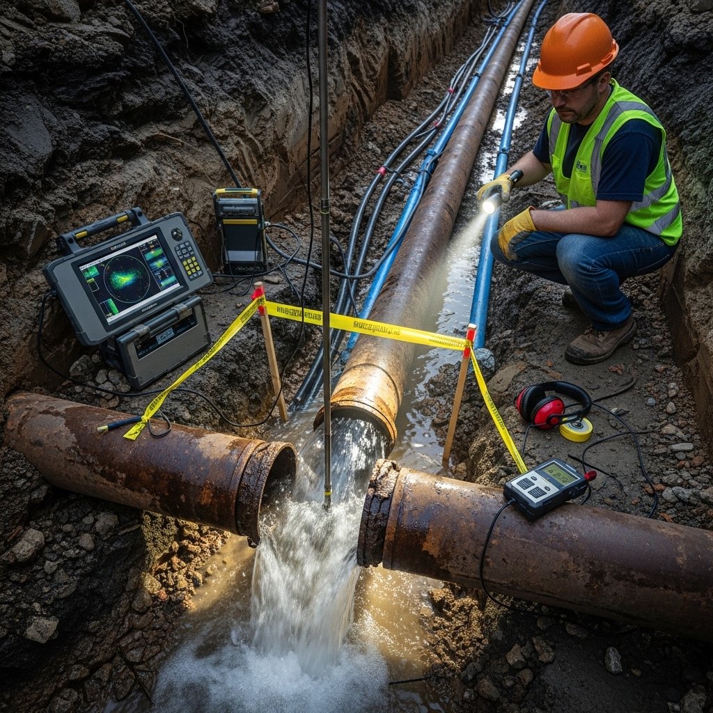 Underground Pipe Leak Detection