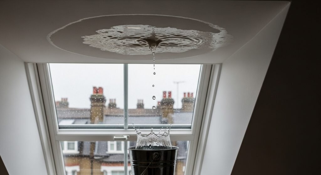 Active Water Ingress Inside the Property