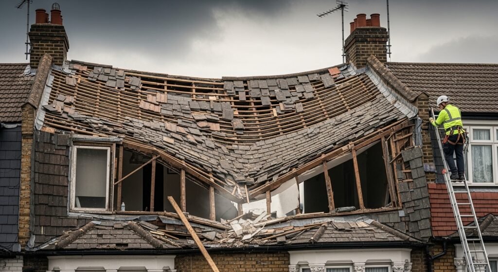 Structural Sagging, Movement, or Visible Collapse