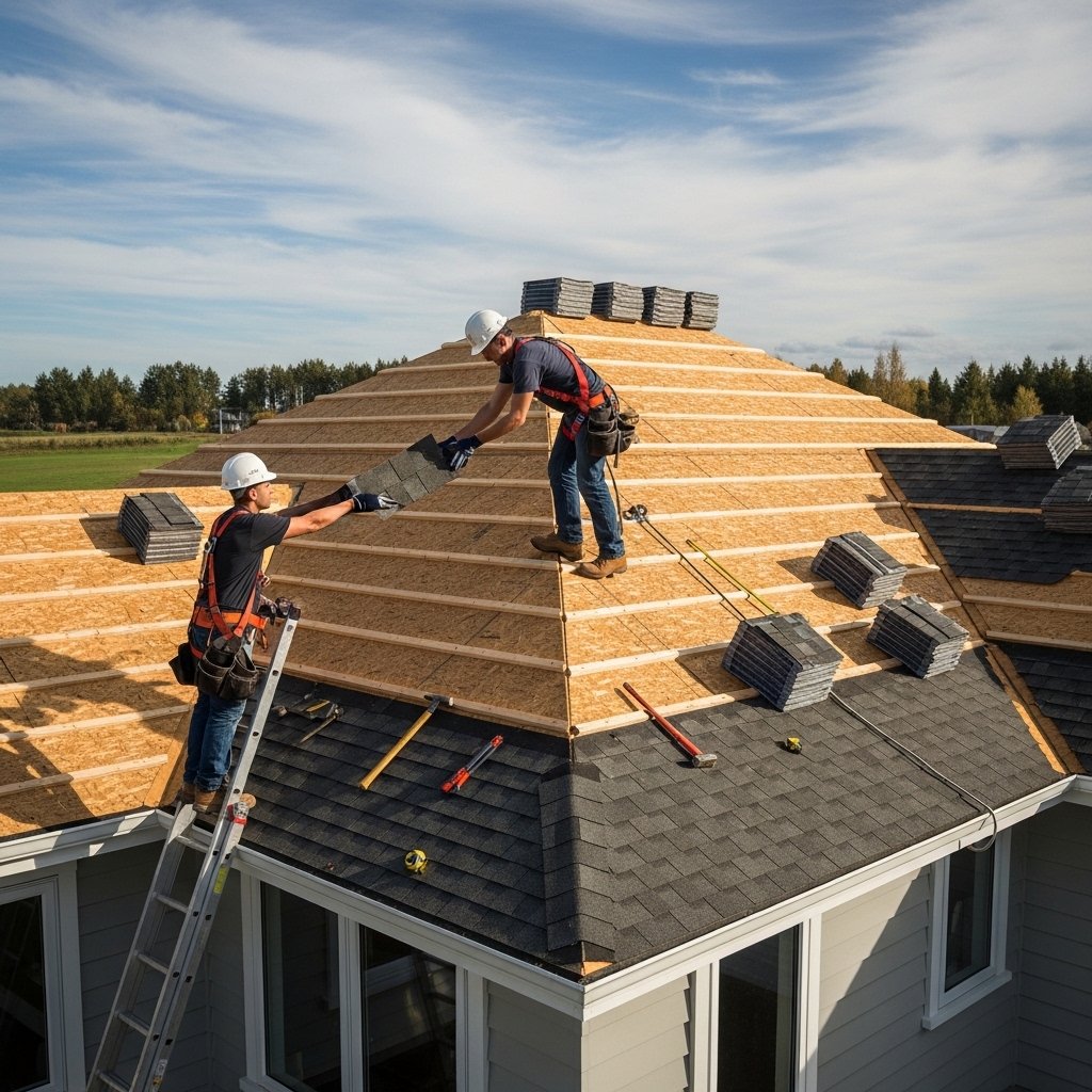 Hip Roof Installation