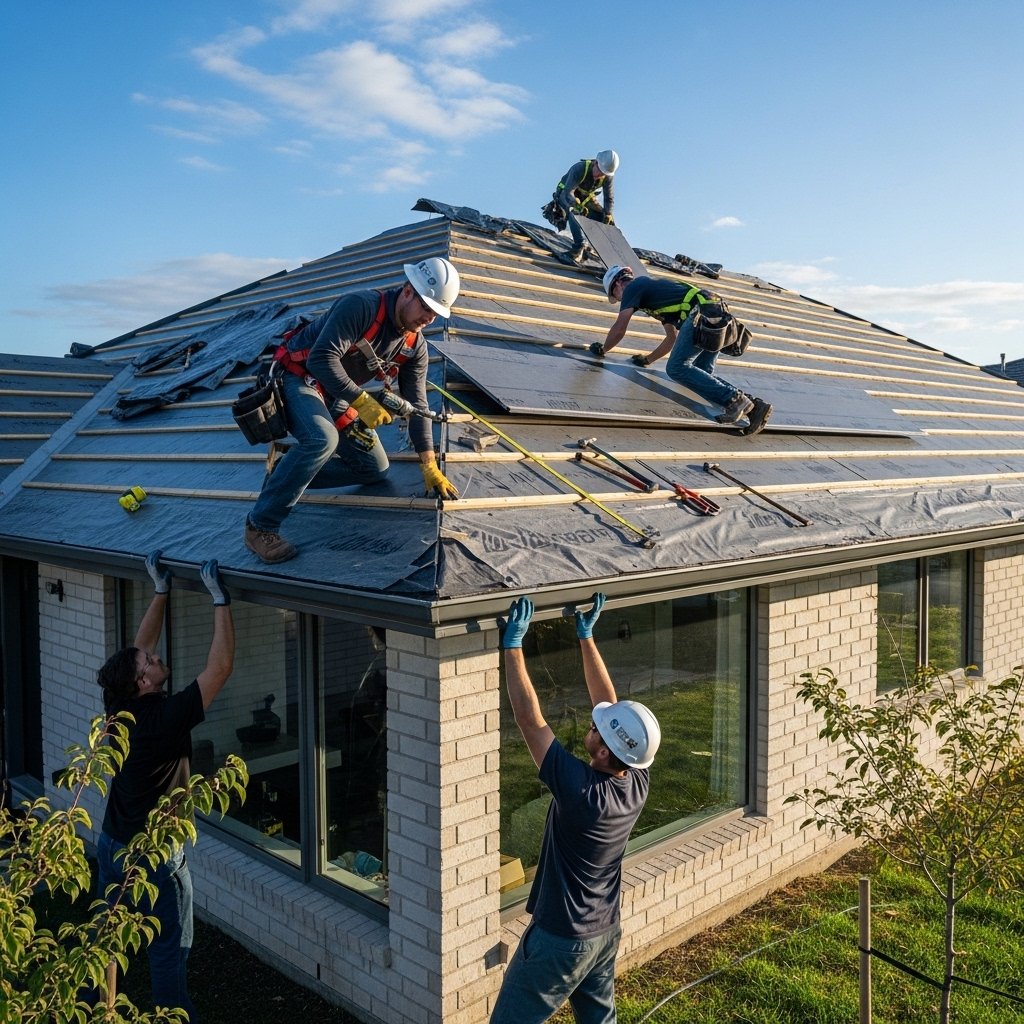 Low Pitch Roof Installation