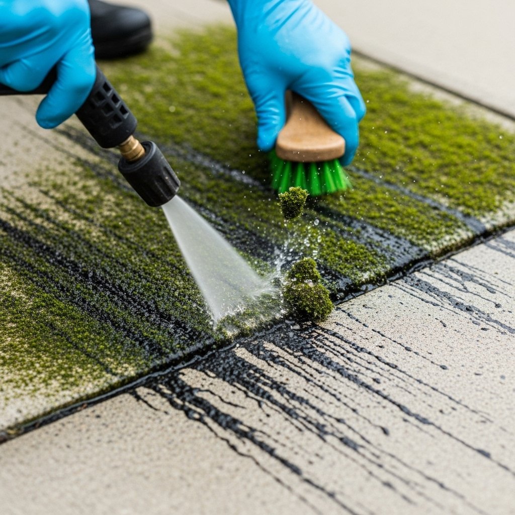 Moss and Algae Removal