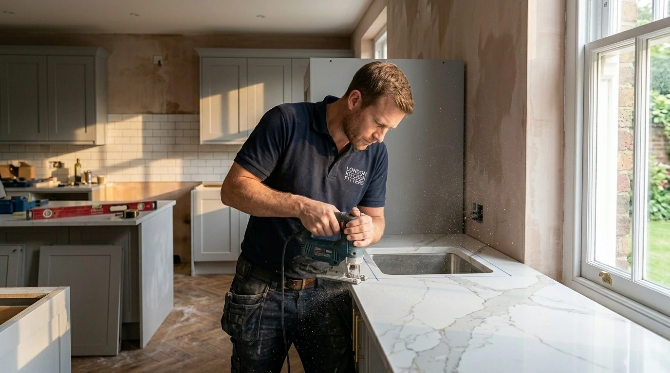 Kitchen cabinets installation