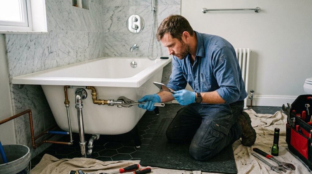 Bathroom upgrade with new fittings