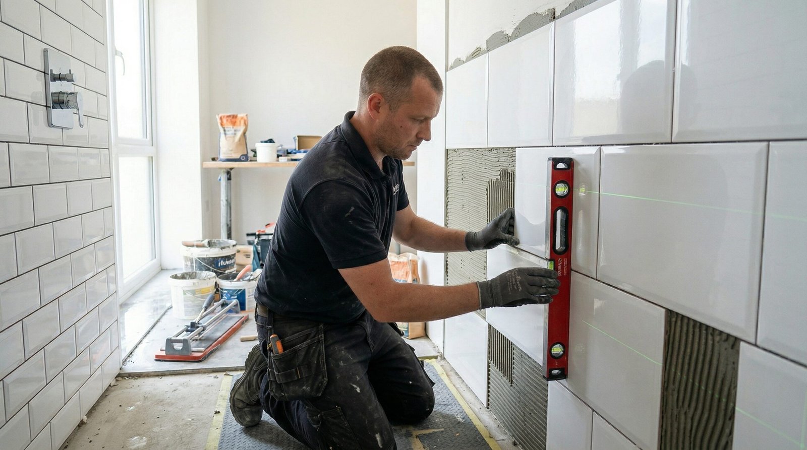Modern bathroom remodel